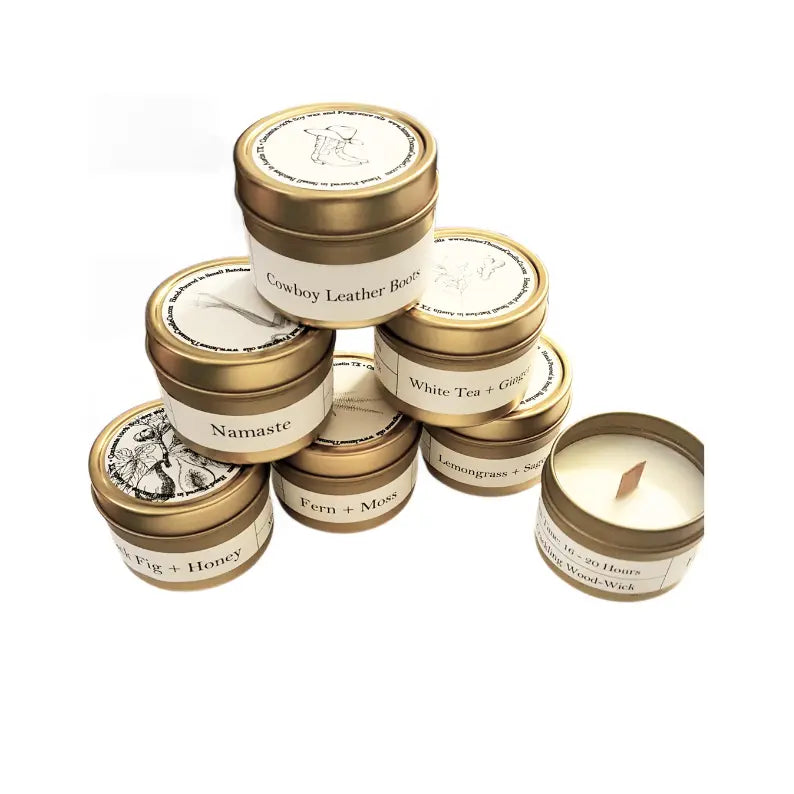 Gold Tin Gift set James Thomas Candle Co.